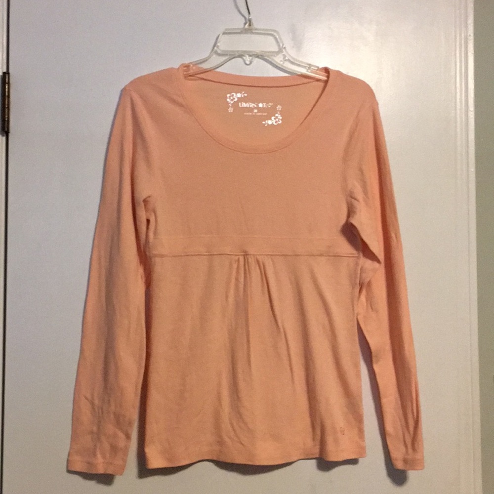 Limited Too Peach Long Sleeve Shirt